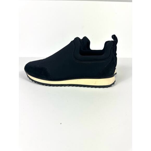 James Perse Zuma Run Scuba Black Slip On Sneaker size EU 38 US 5.5 - Picture 1 of 12